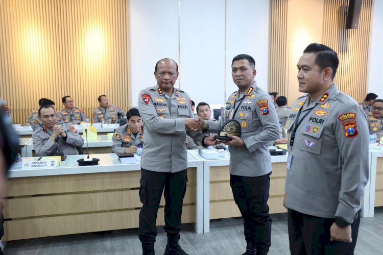 Polresta Sidoarjo Komitmen Jaga Keamanan, Raih Penghargaan Kapolda Jatim