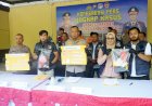Satresnarkoba-Polresta-Sidoarjo-Ungkap-Dua-Kasus-Sabu-226-Gram-dan-18-Pil-Ekstasi