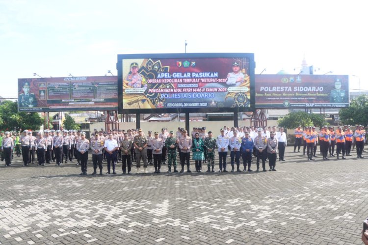 Operasi Ketupat Semeru 2025, Polresta Sidoarjo Siap Wujudkan Mudik Aman, Keluarga Nyaman
