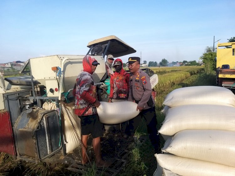 Kanit Binmas Polsek Taman Sambangi Desa Bohar, Apresiasi Warga dalam Mewujudkan Swasembada Pangan
