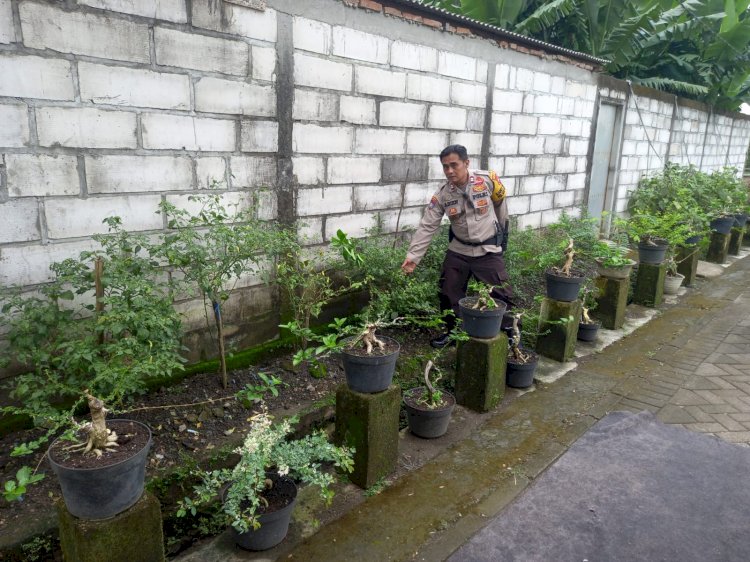 Polsek Krembung Wujudkan P2B Ketahanan Pangan di Desa Lemujut