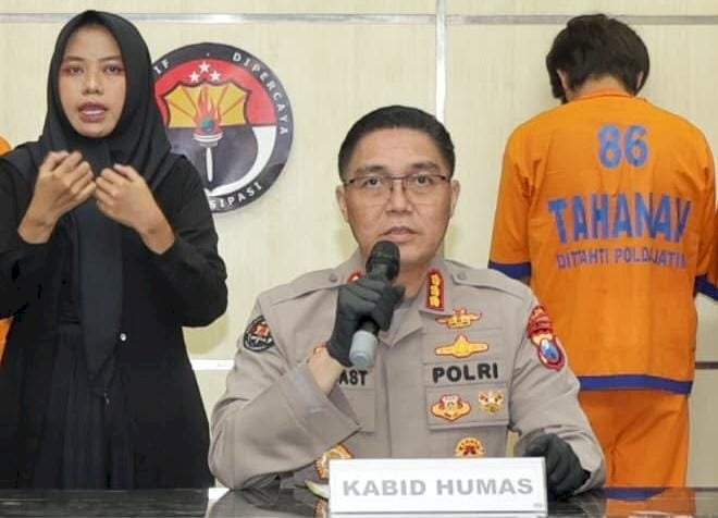 Polda Jatim Amankan Tersangka Bisnis Konten Pornografi Anak Melalui Media Sosial