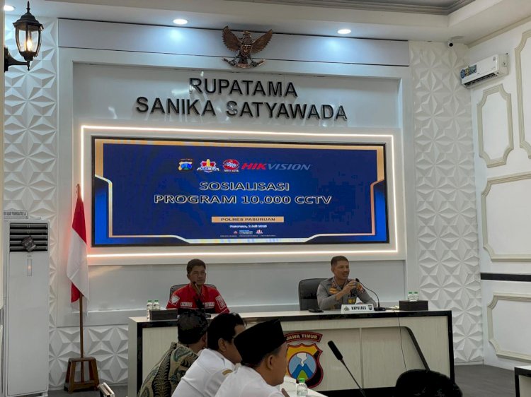 Program 10.000 CCTV Berkelanjutan, Polres Pasuruan Kota Gandeng Prinsipal Tiongkok dan Latih Pemuda Desa