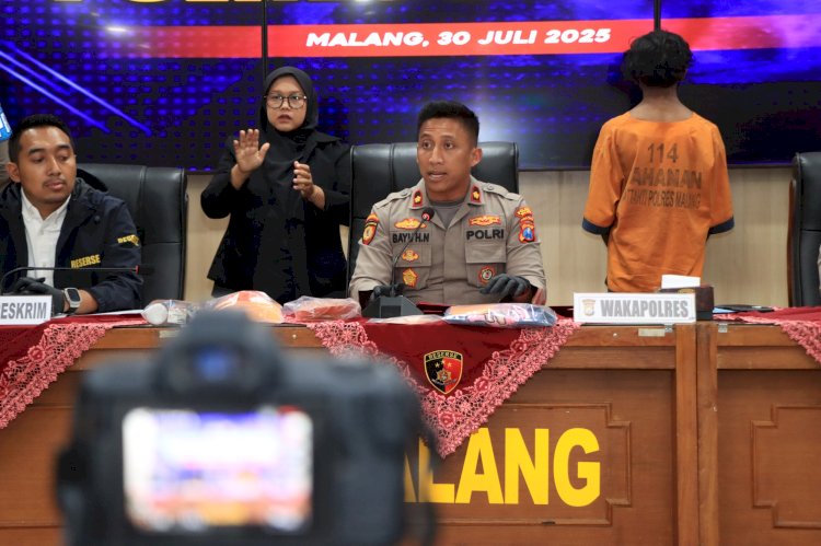 Polres Malang Ungkap Kasus Kekerasan Anak di Wagir Tetangga Korban Jadi Tersangka