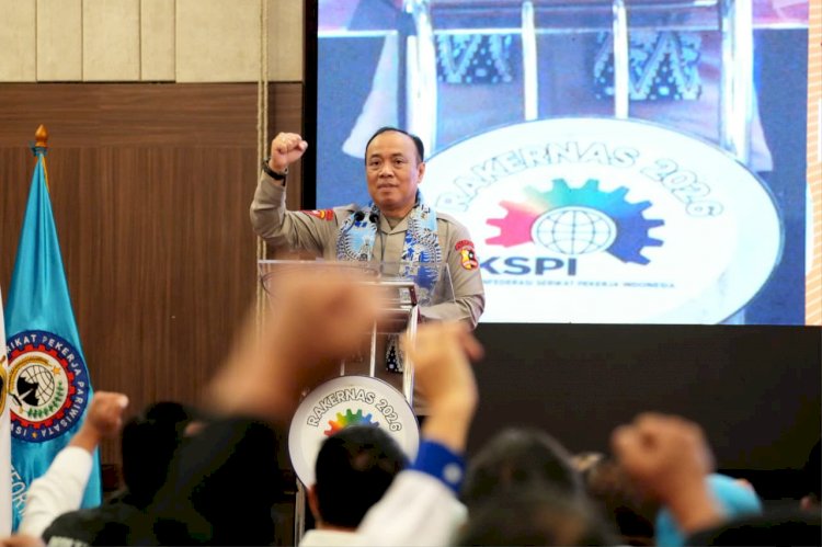 Hadiri Rakernas KSPI 2026, Wakapolri Tegaskan Sinergi Polri dan Buruh untuk Lindungi Hak Pekerja