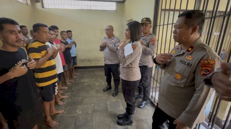 Melepas Emosi Negatif, Tahanan Polres Flores Timur Temukan Ketenangan Lewat USEFT.